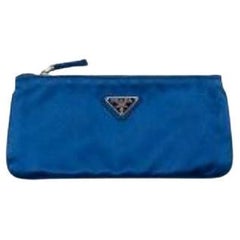 Electric Blue Satin Purse