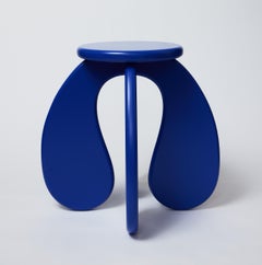 Electric Blue Space Side Table / Stool by Squares & Things