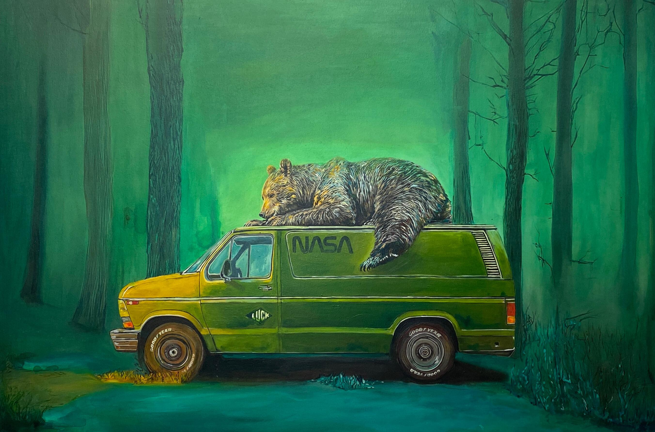 Gucci Gardens - Painting by Electric Coffin