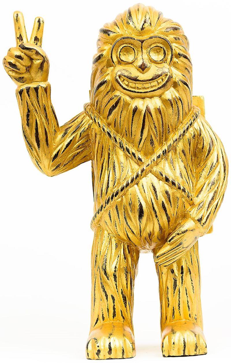 Peace Yeti: King Midas- Series of 40 - Sculpture by Electric Coffin