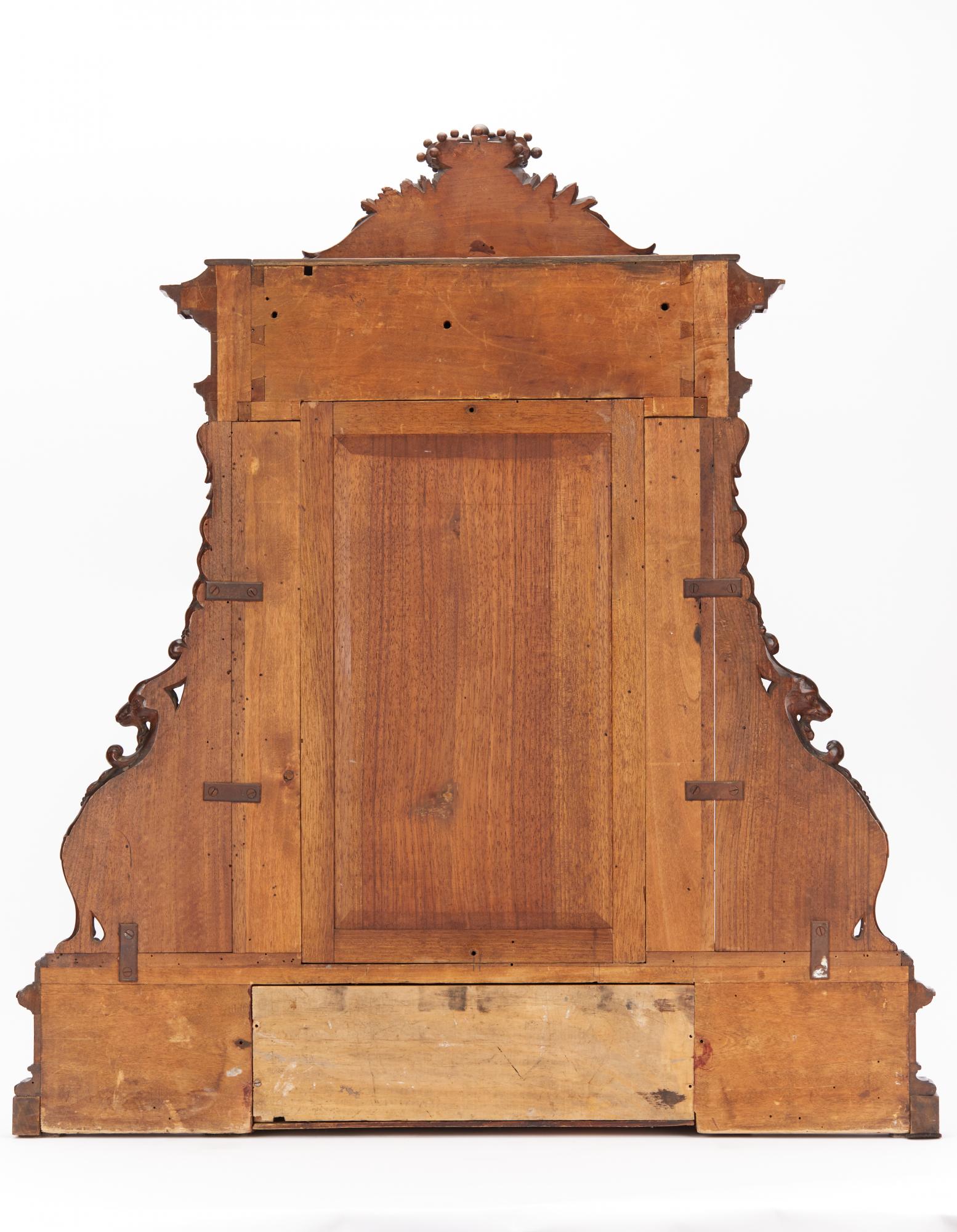German Electric oak mantel clock by Matthias Hipp For Sale