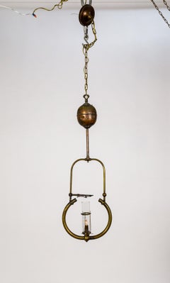 Electrified Pressure Gas Pendant Lamp