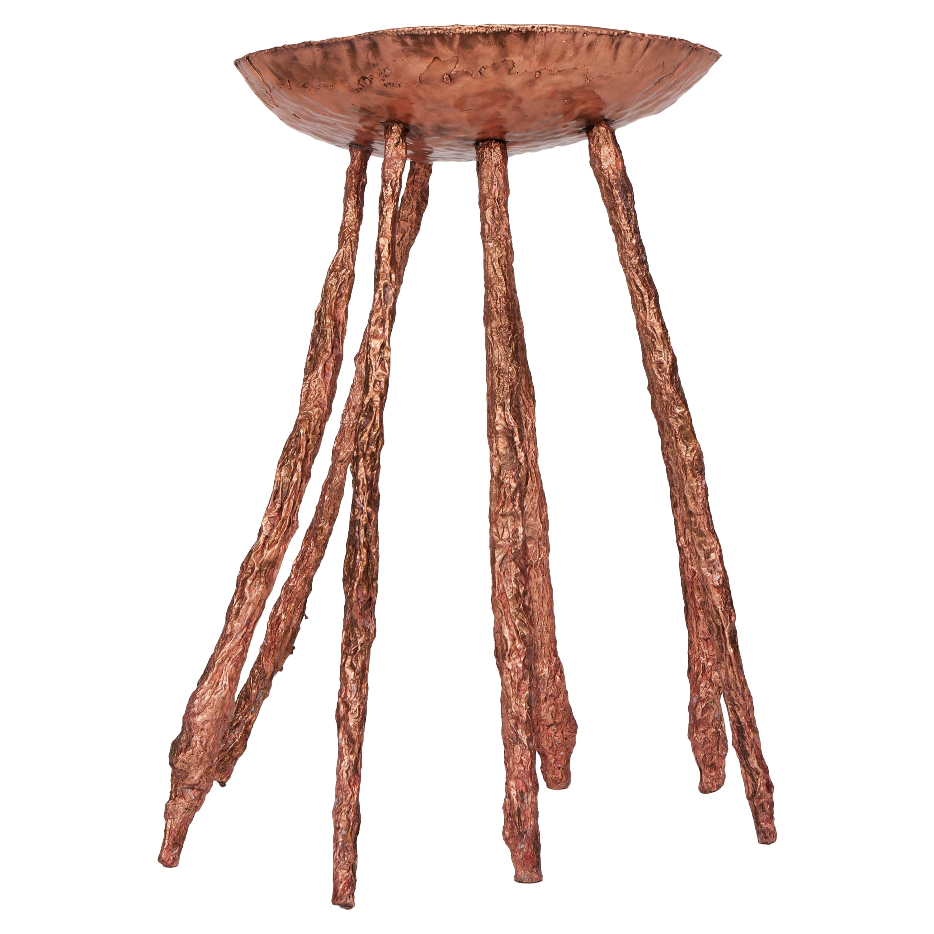 Electroformed Side Table, Signed by Michael Gittings For Sale