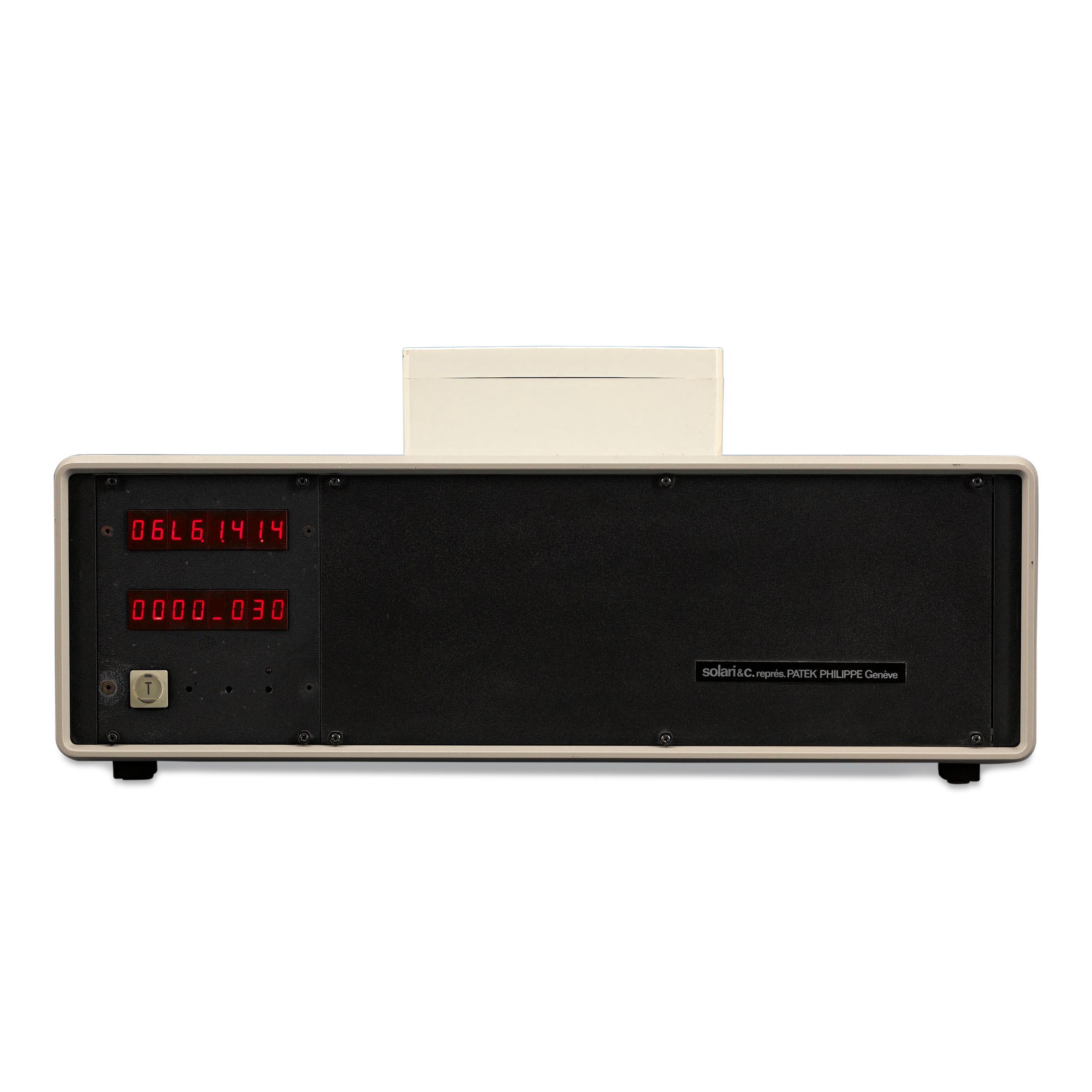 Industrial Electronic Clock with Aerial by Patek Philippe