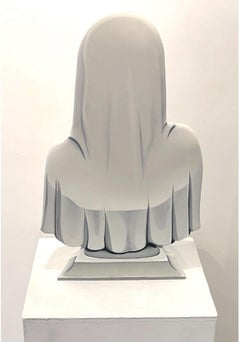 bianco e grigio pop art contemporanea illusione scultura pittura