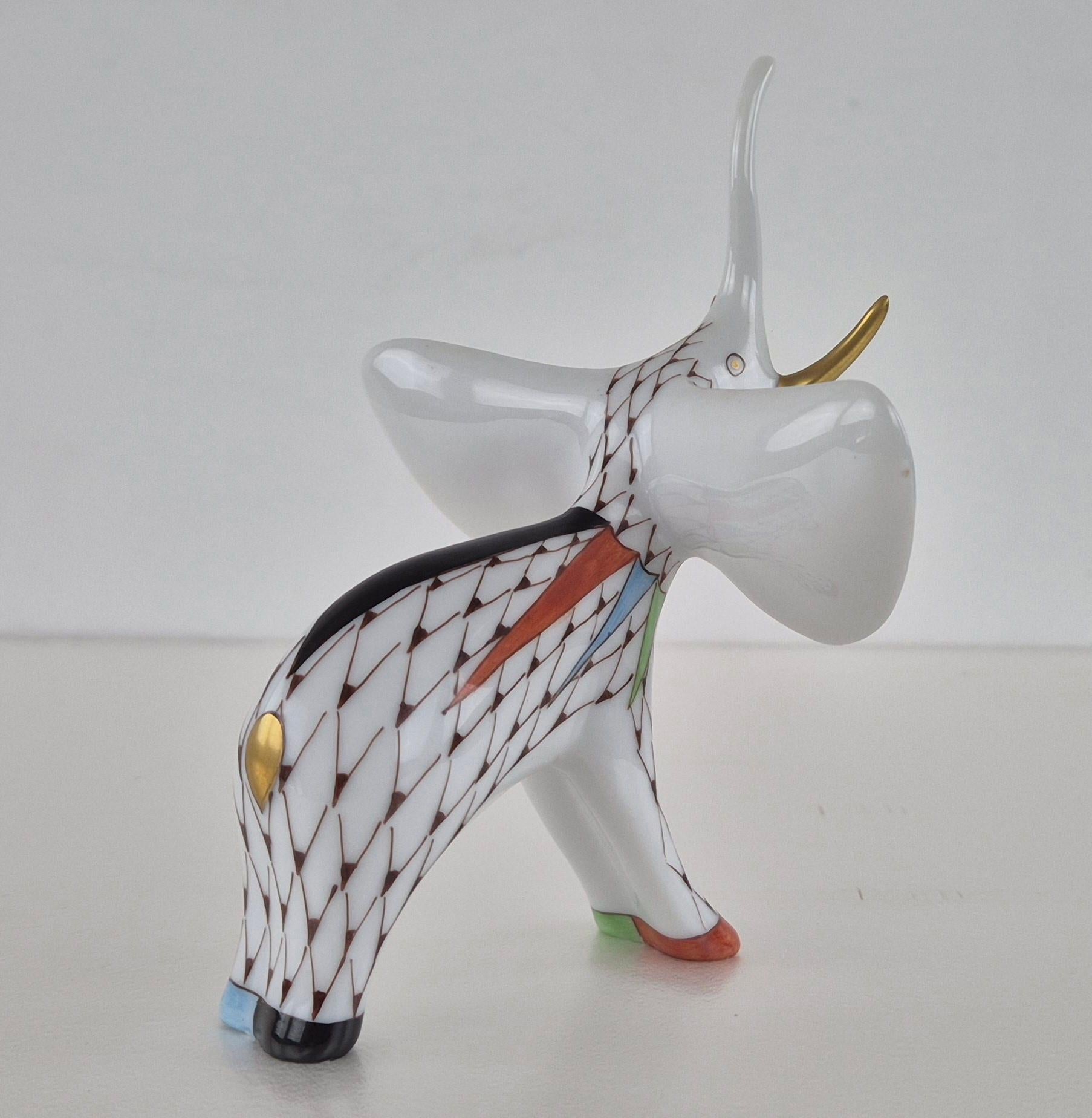 Mid-20th Century Art Deco Elephant by Hollohaza