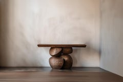 Console Elefante 25, design par Joel Escalona, bois artistique