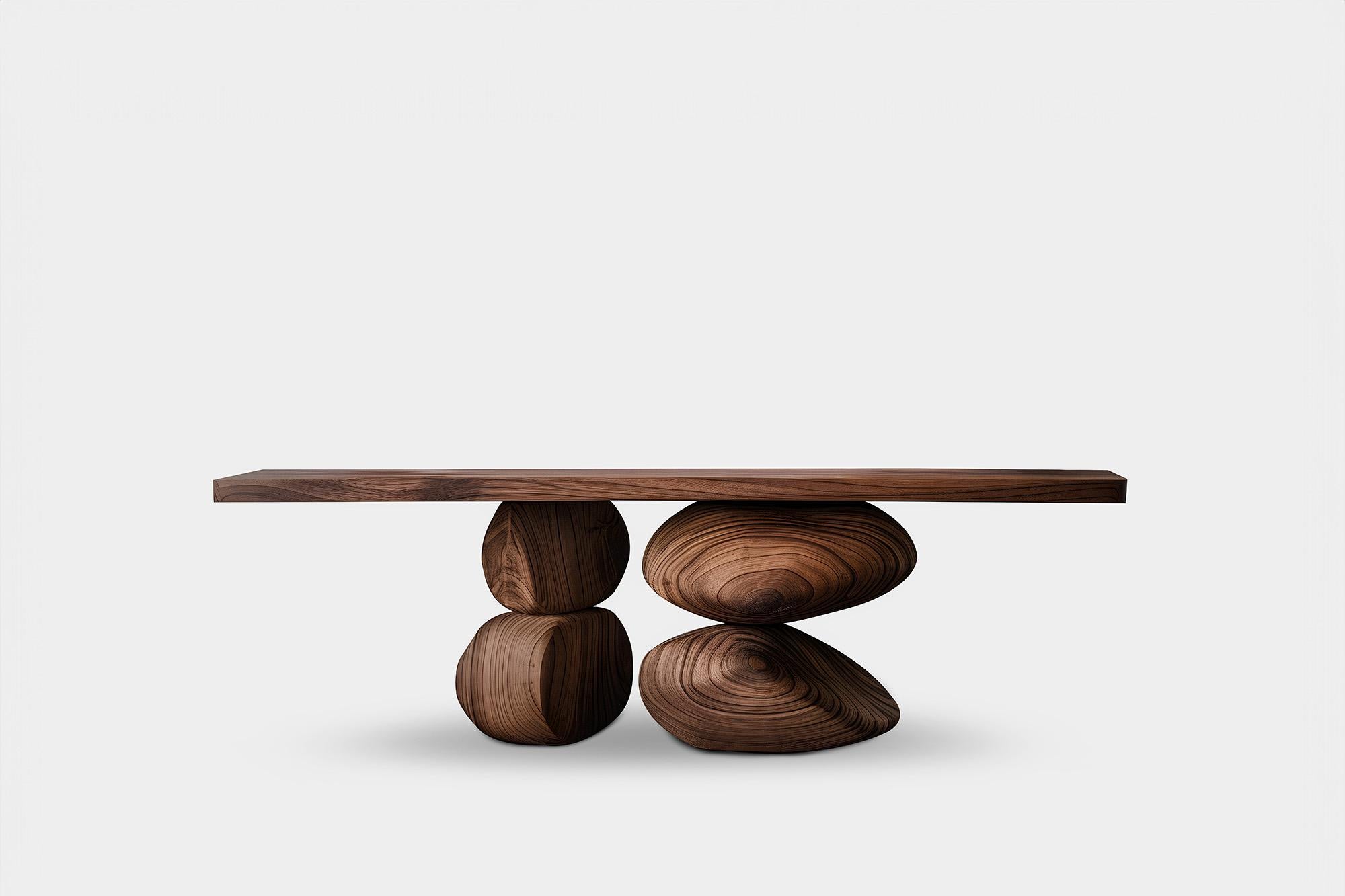 Elefante Console Table 31 by NONO, Fluid Wood Design, Design by Escalona In New Condition For Sale In Estado de Mexico CP, Estado de Mexico