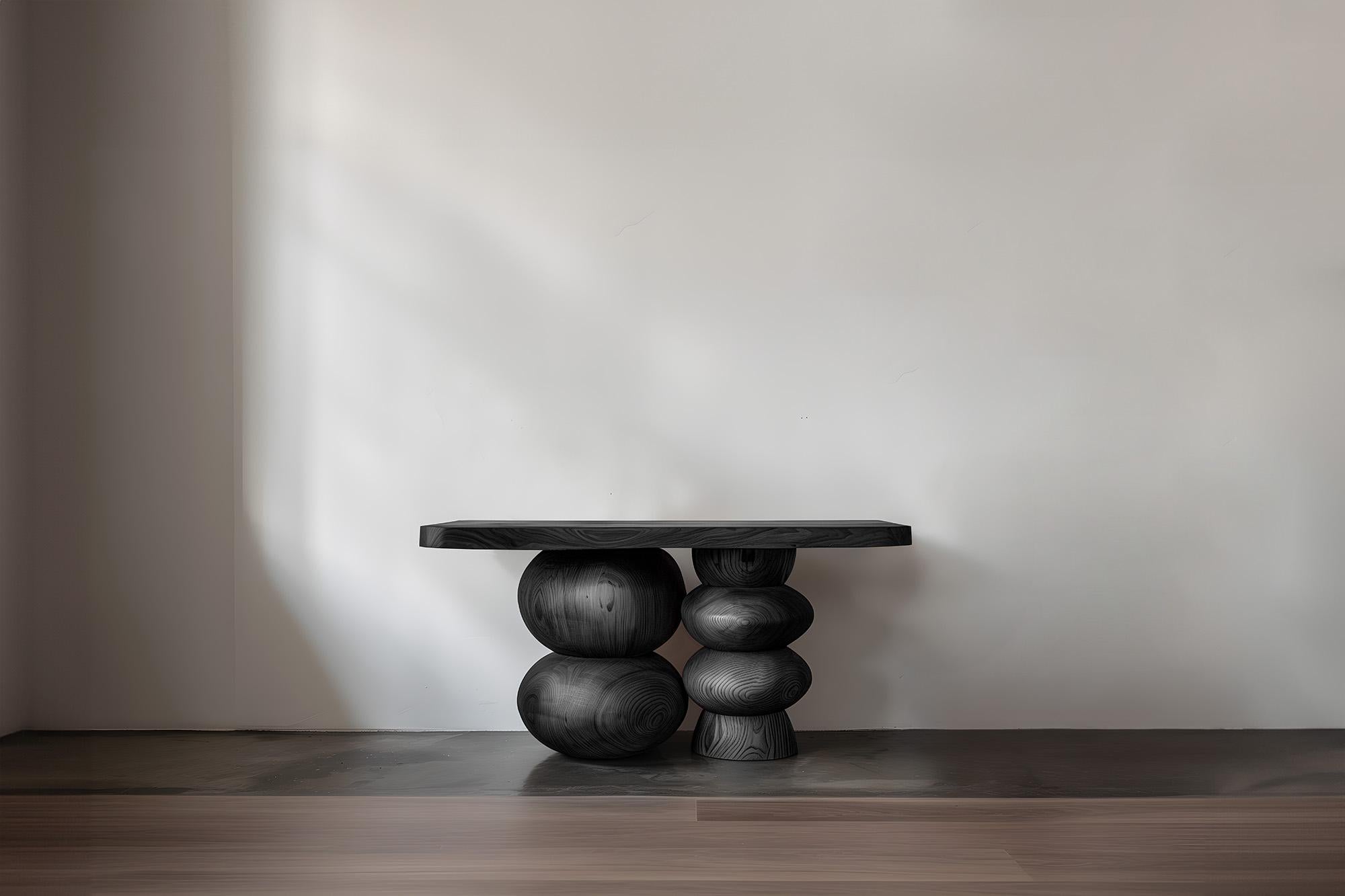 Brutalist Elefante Console Table 39 by NONO, Stacked Design, Joel Escalona's Touch For Sale