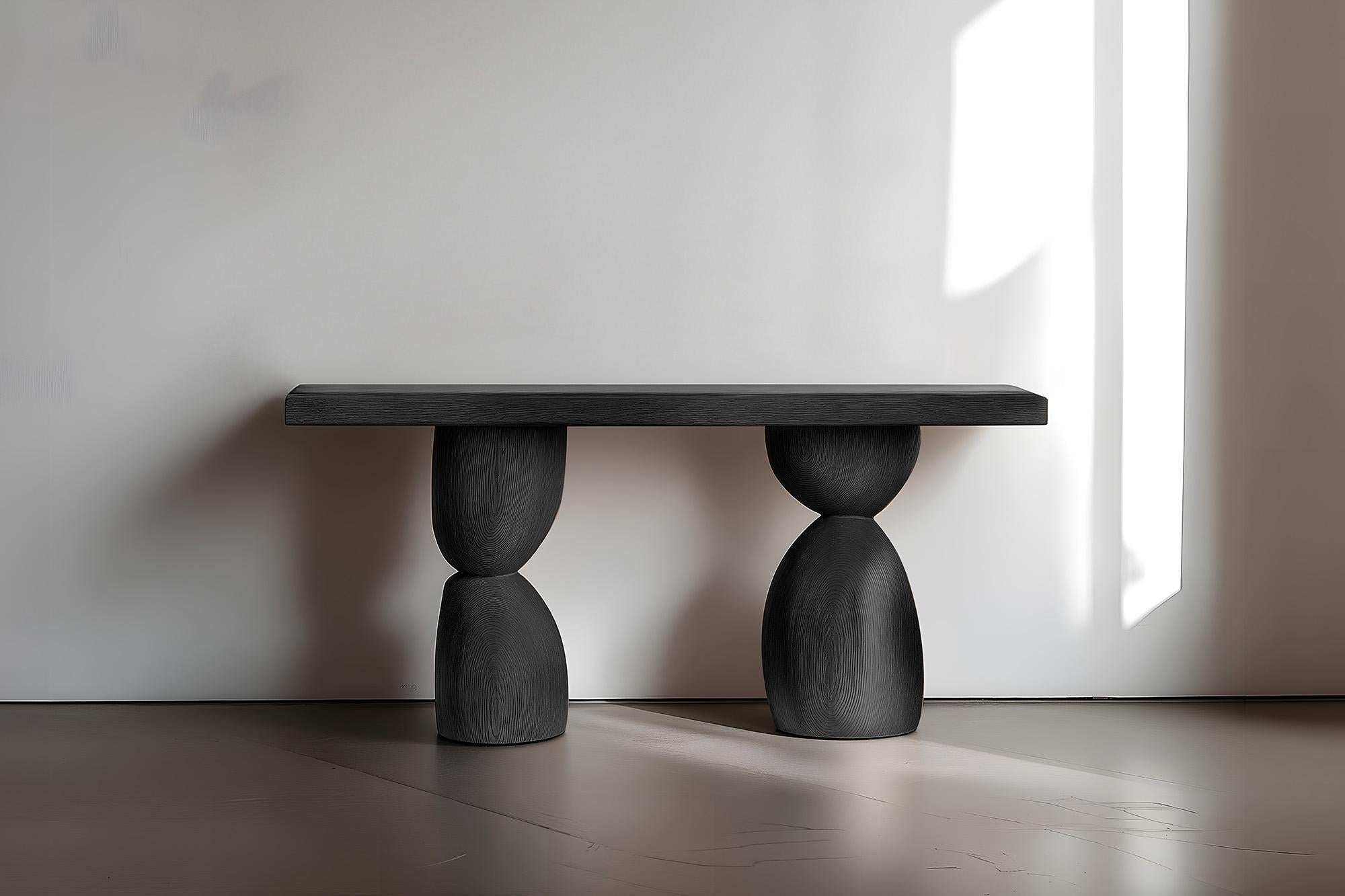 XXIe siècle et contemporain Elefante Console Table 45, Joel Escalona, Bold Wood Silhouette en vente
