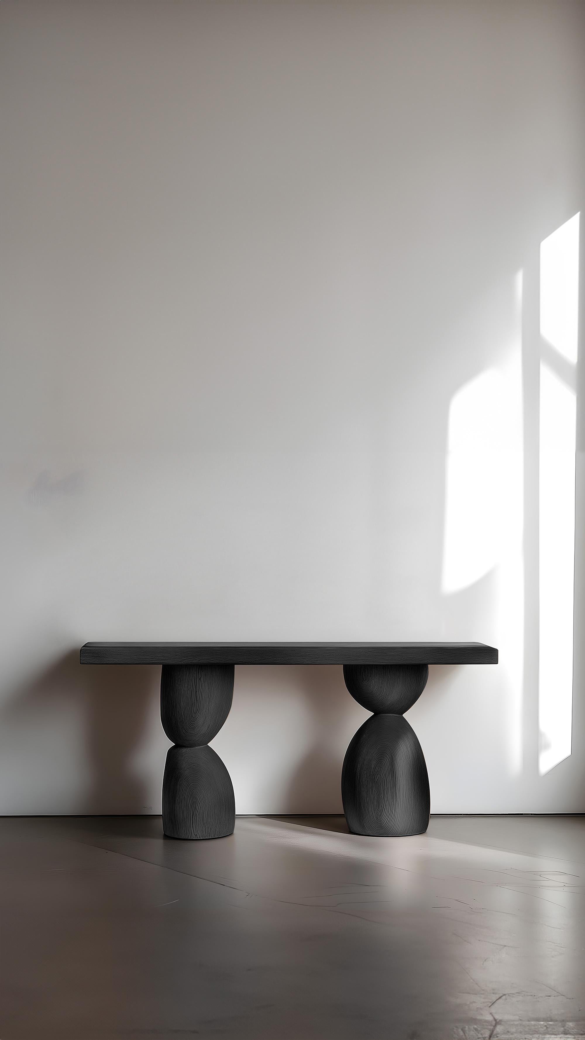 Bois de feuillus Elefante Console Table 45, Joel Escalona, Bold Wood Silhouette en vente