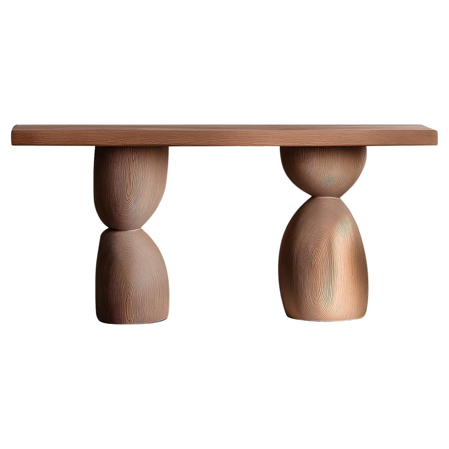 Elefante Console Table 45, Joel Escalona, Bold Wood Silhouette