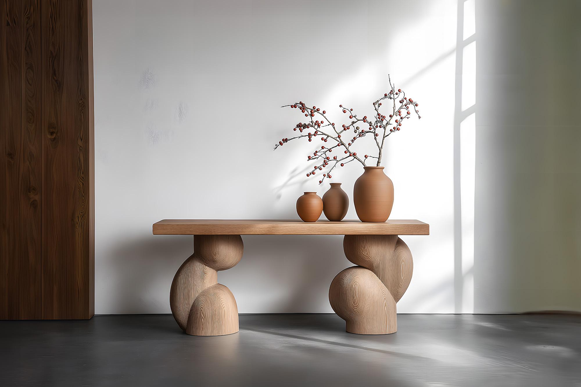 Elefante Console Table 51 by NONO, Solid Wood, Elegant Curves


—————————————————————
Elefante Collection: A Harmony of Design and Heritage by NONO

Crafting Elegance with a Modernist Touch

NONO, renowned for its decade-long journey in redefining