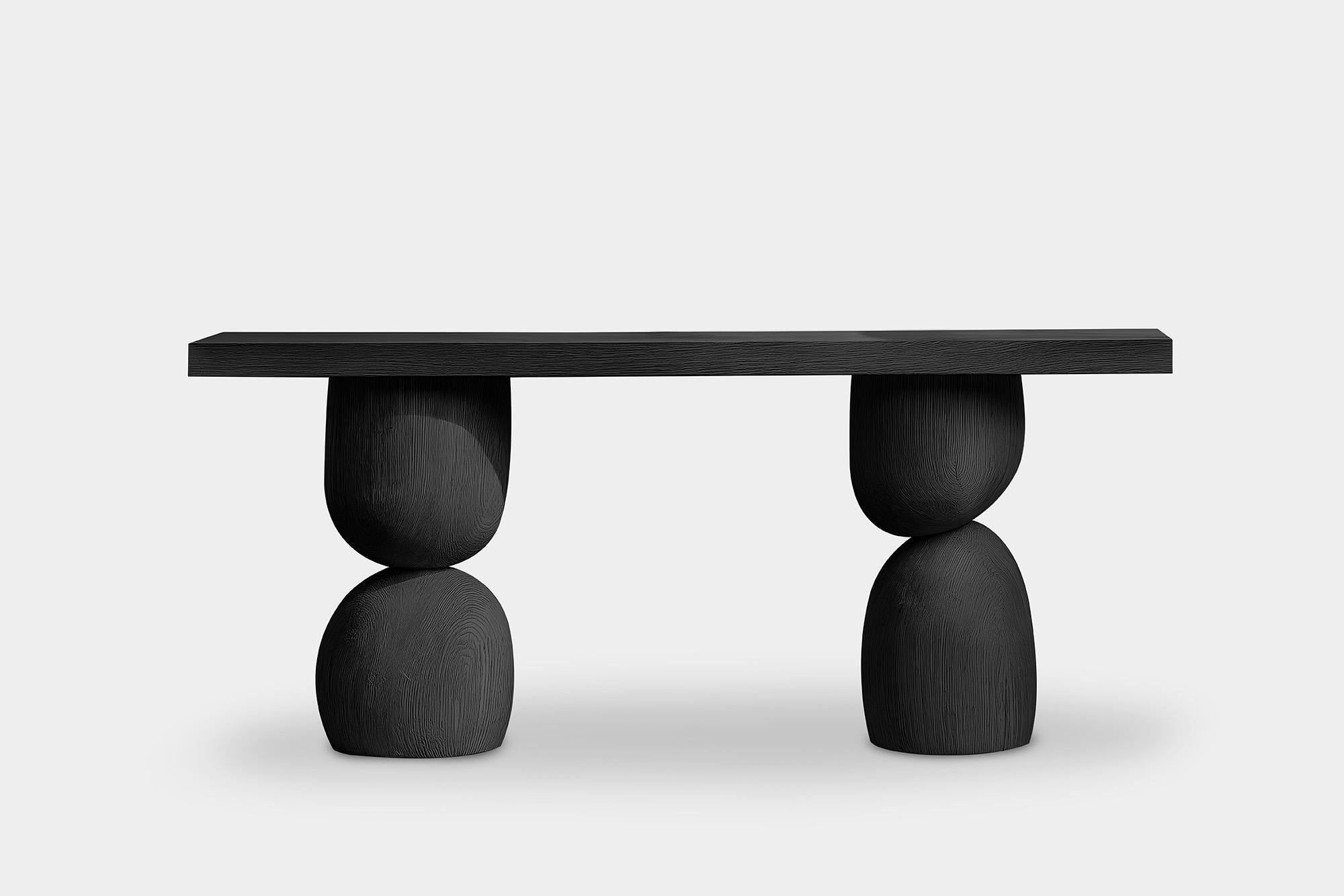 Mexican Elefante Console Table 55, Joel Escalona, Dynamic Wood Design For Sale