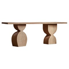 Elefante Console Table 59 by NONO, Deep Solid Wood, Luxurious Touch