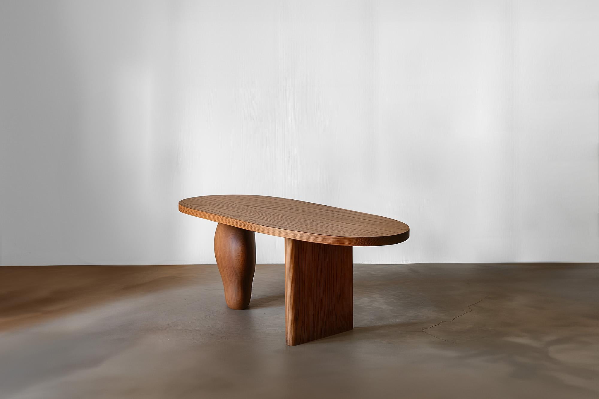 Mid-Century Modern Elefante Desk 14 Elegant, Multi-Use Configuration, Asymmetrical For Sale