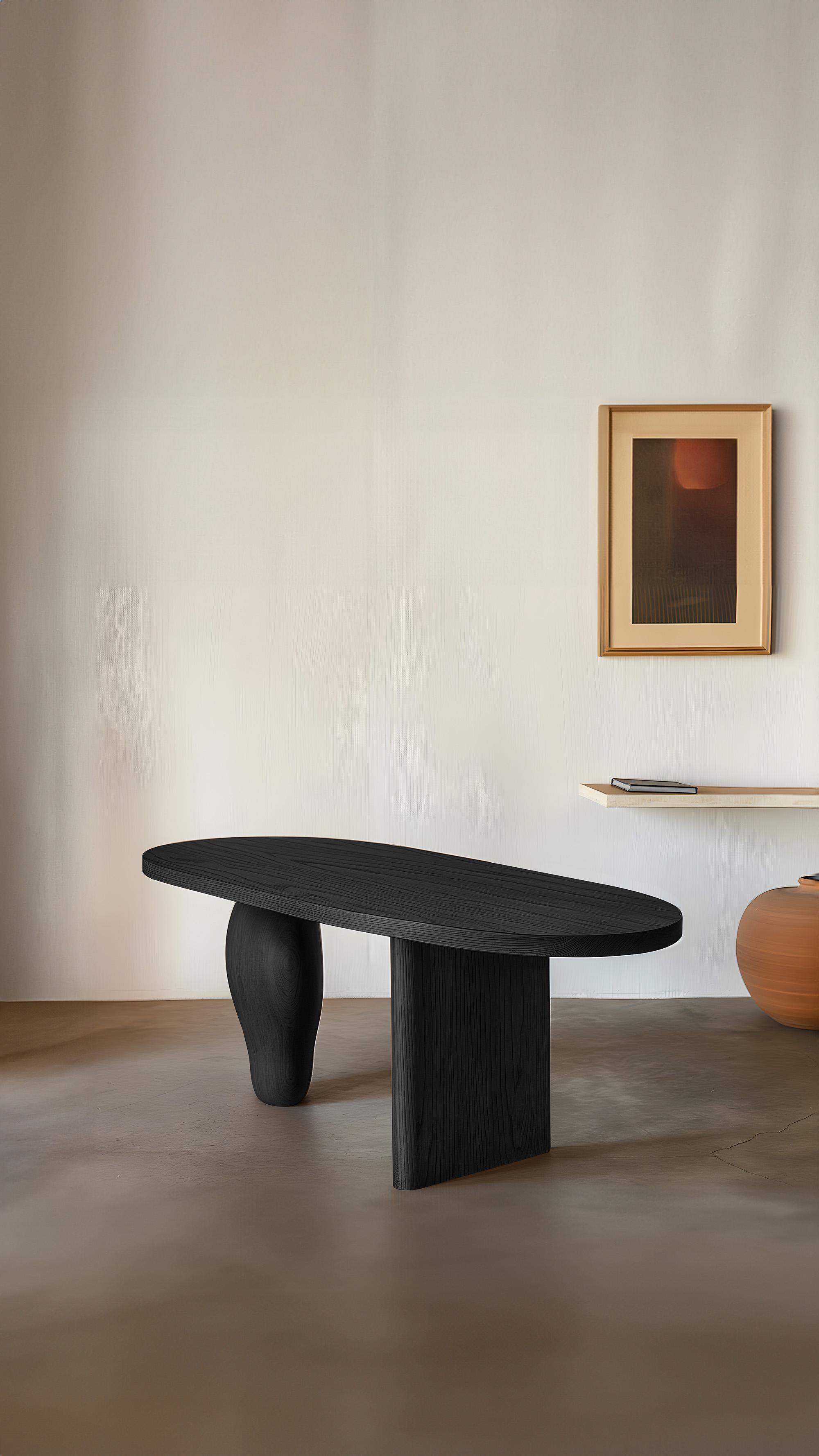 Contemporary Elefante Desk 14 Elegant, Multi-Use Configuration, Asymmetrical For Sale