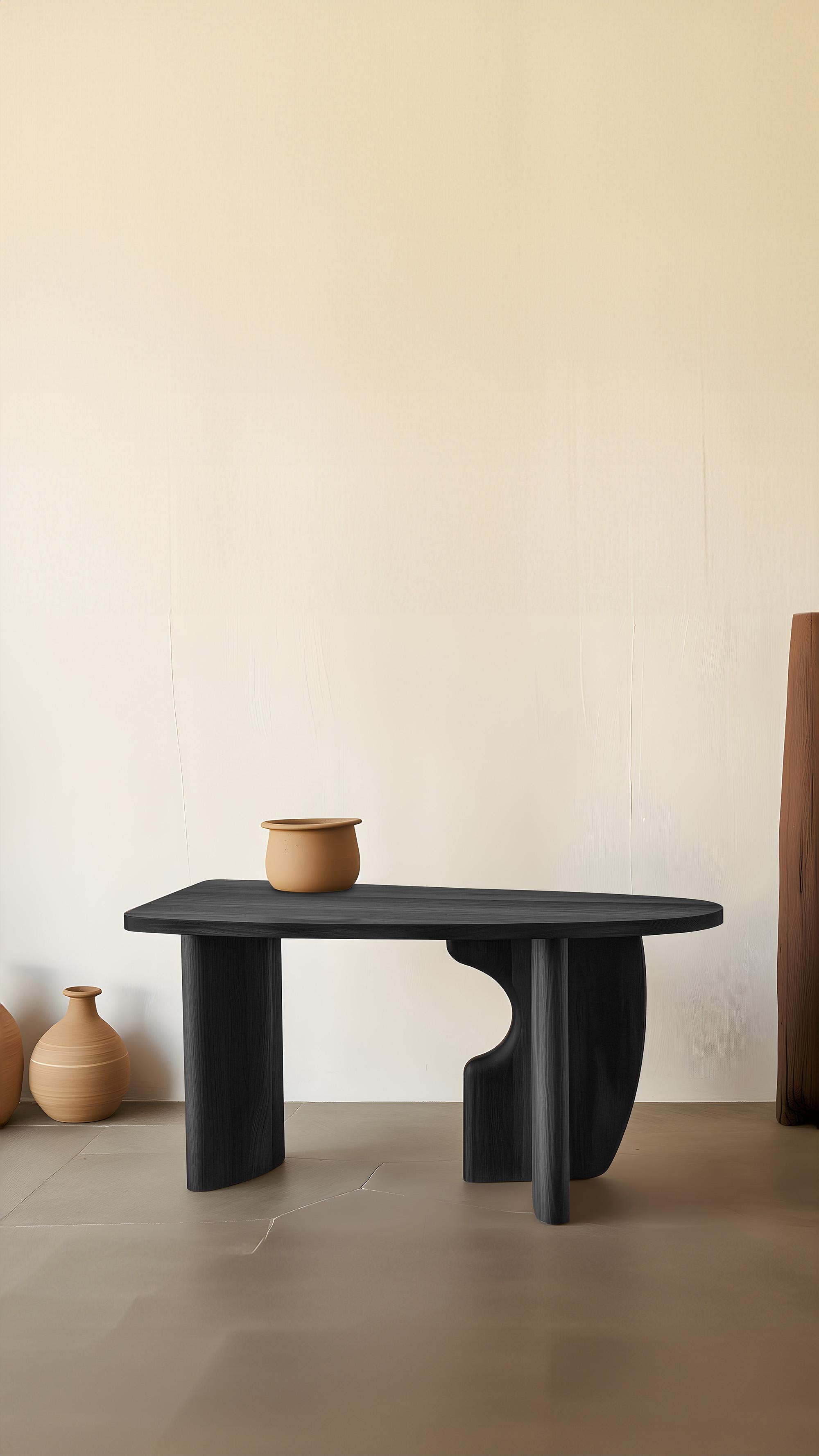 Contemporary Elefante Desk 19 Stylish, Adapts to Any Setting, Solid Wood For Sale