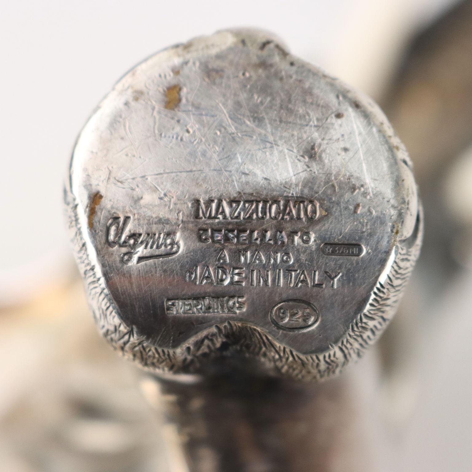 Elefante de plata Artesanía Mazzucato Italia Segunda mitad '900 en venta 1