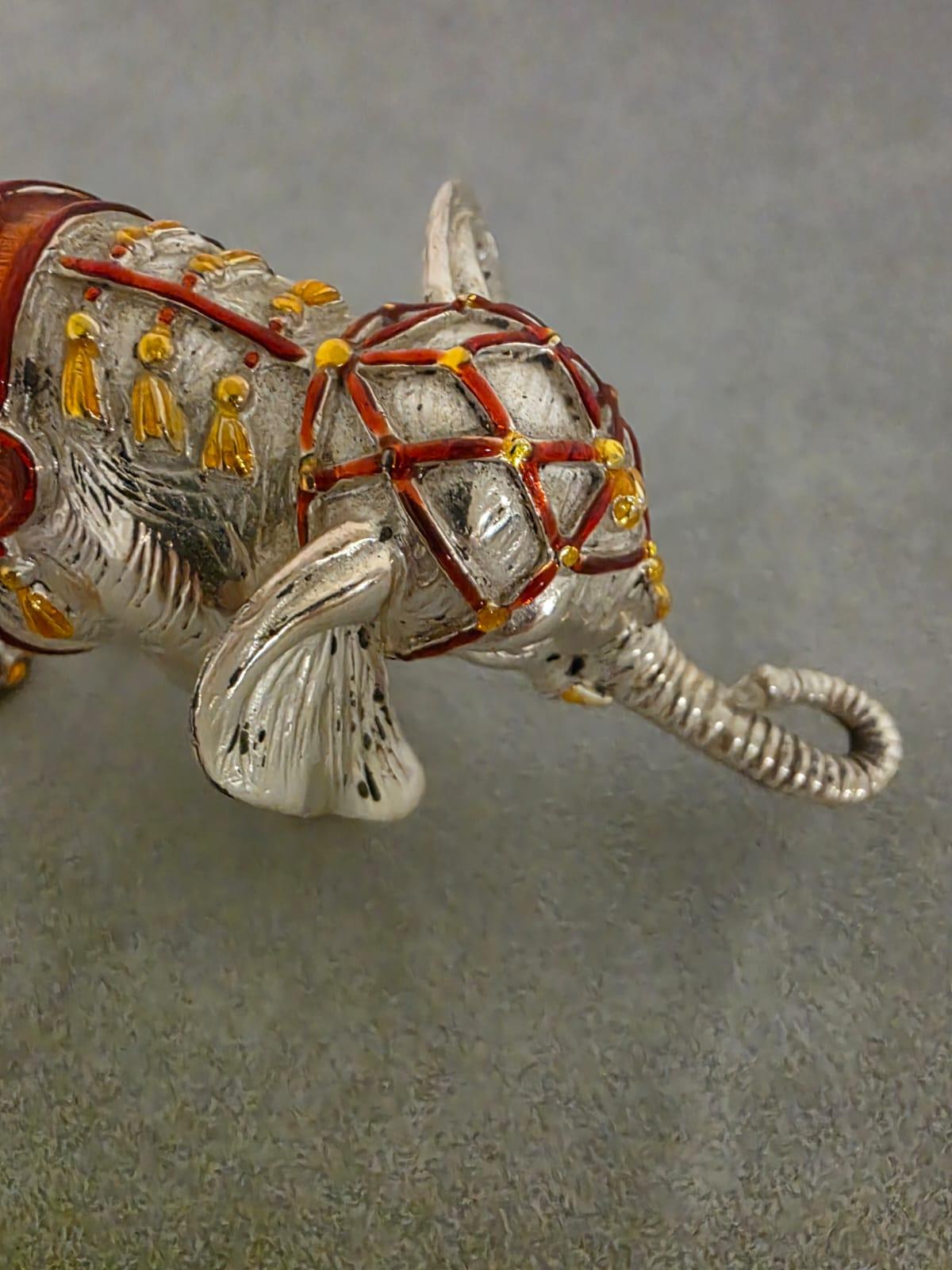 Elefante in argento Sterling di Gene Moore per Tiffany & Co. in vendita 8
