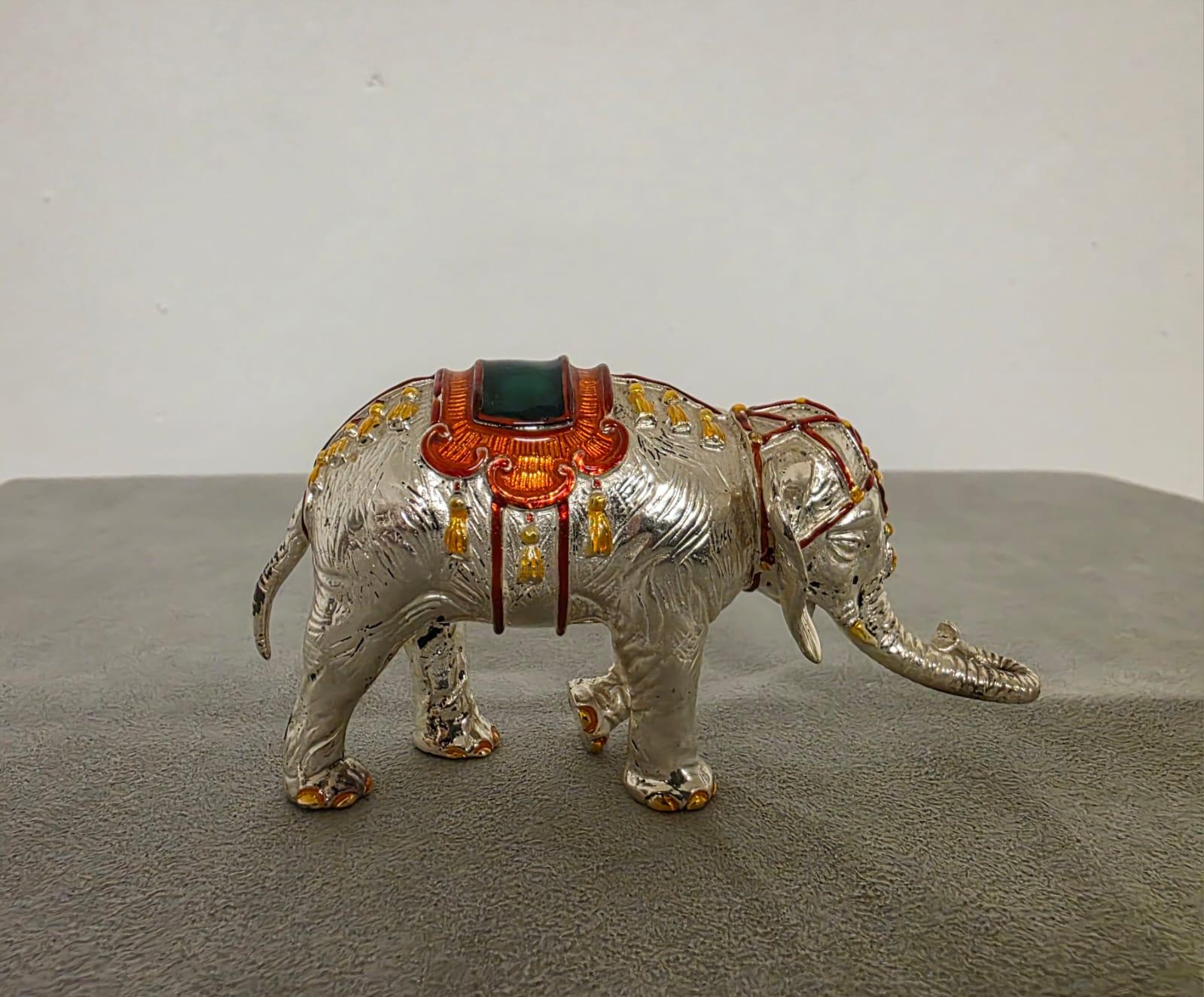 Elefante in argento Sterling di Gene Moore per Tiffany & Co. in vendita 1