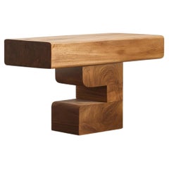 Elefante Oak Console 06 by NONO, Bold Texture, Sleek Edge