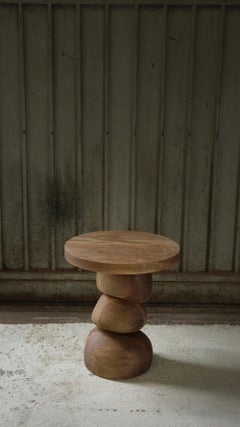 Elefante Side Table 1, Joel Escalona, Solid Wood Elegance
