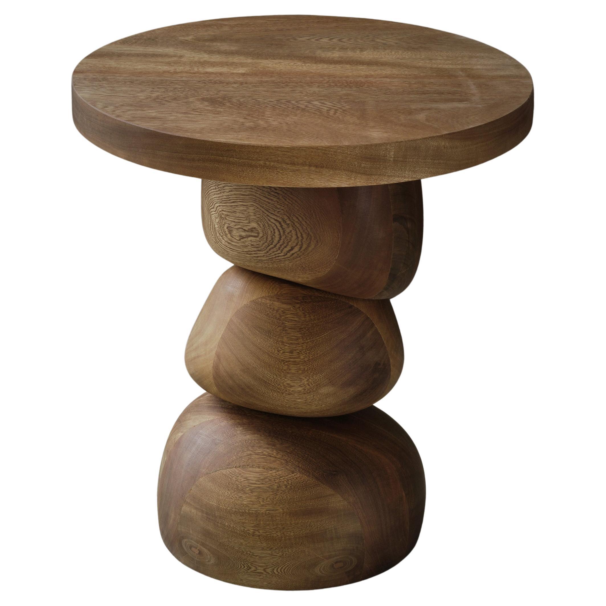 Elefante Side Table 1, Joel Escalona, Solid Wood Elegance For Sale