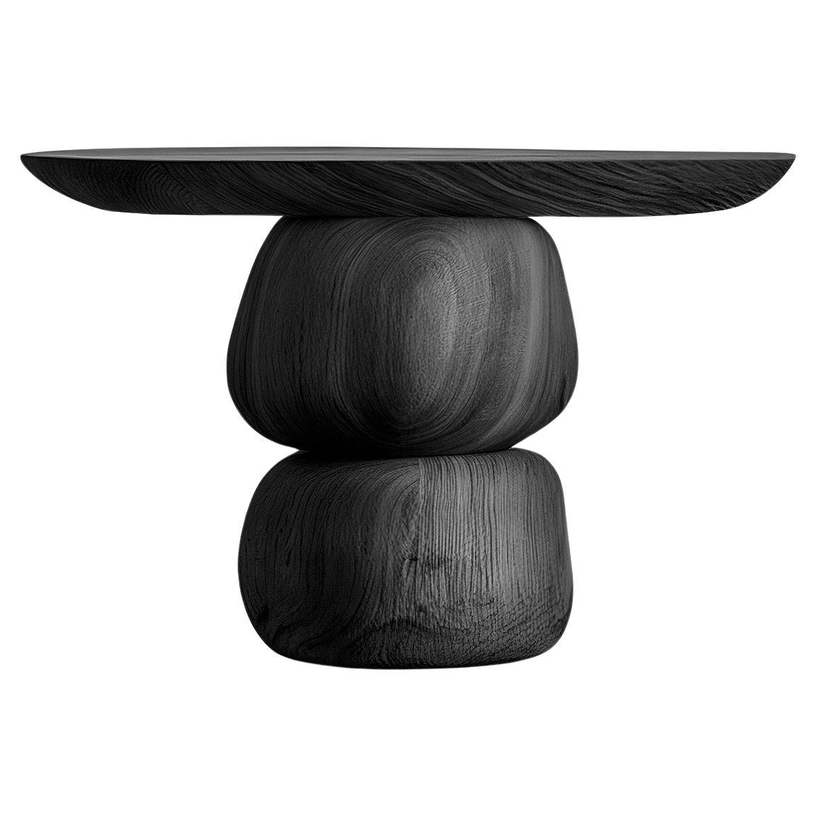 Elefante Side Table 13 by NONO, Solid Wood, Dynamic Shapes

—————————————————————
The base product is made of solid red walnut. Other wood options are also available, which may affect the final price.
——
Elefante Collection: A Harmony of Design and