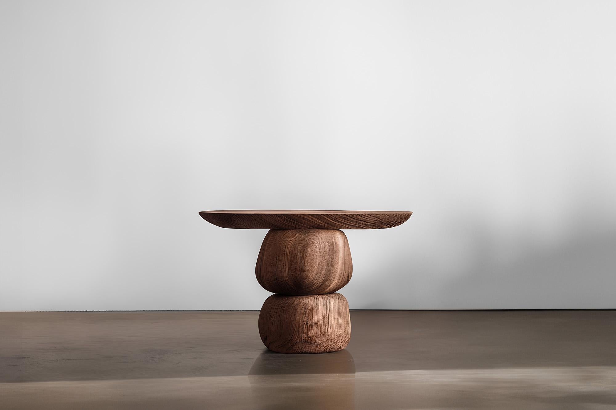 Elefante Side Table 13 by NONO, Solid Wood, Dynamic Shapes

—————————————————————
The base product is made of solid red oak wood, available in natural or black tinted finishes. Other wood options are also available, which may affect the final