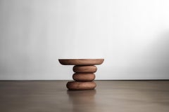 Elefante Side Table 18 by Joel Escalona, Solid Wood, Decorative Spheres