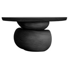 Elefante Side Table 9 by NONO, Solid Walnut Wood, Ornamental Design