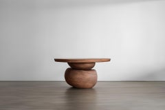 Elefante Side Table 9 by NONO, Solid Wood, Ornamental Design