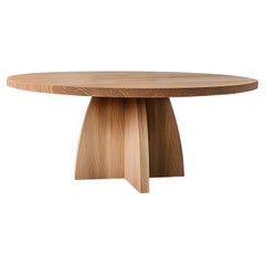 Elegance at Mealtime, Socle-Esstische aus Massivholz von Joel Escalona No31