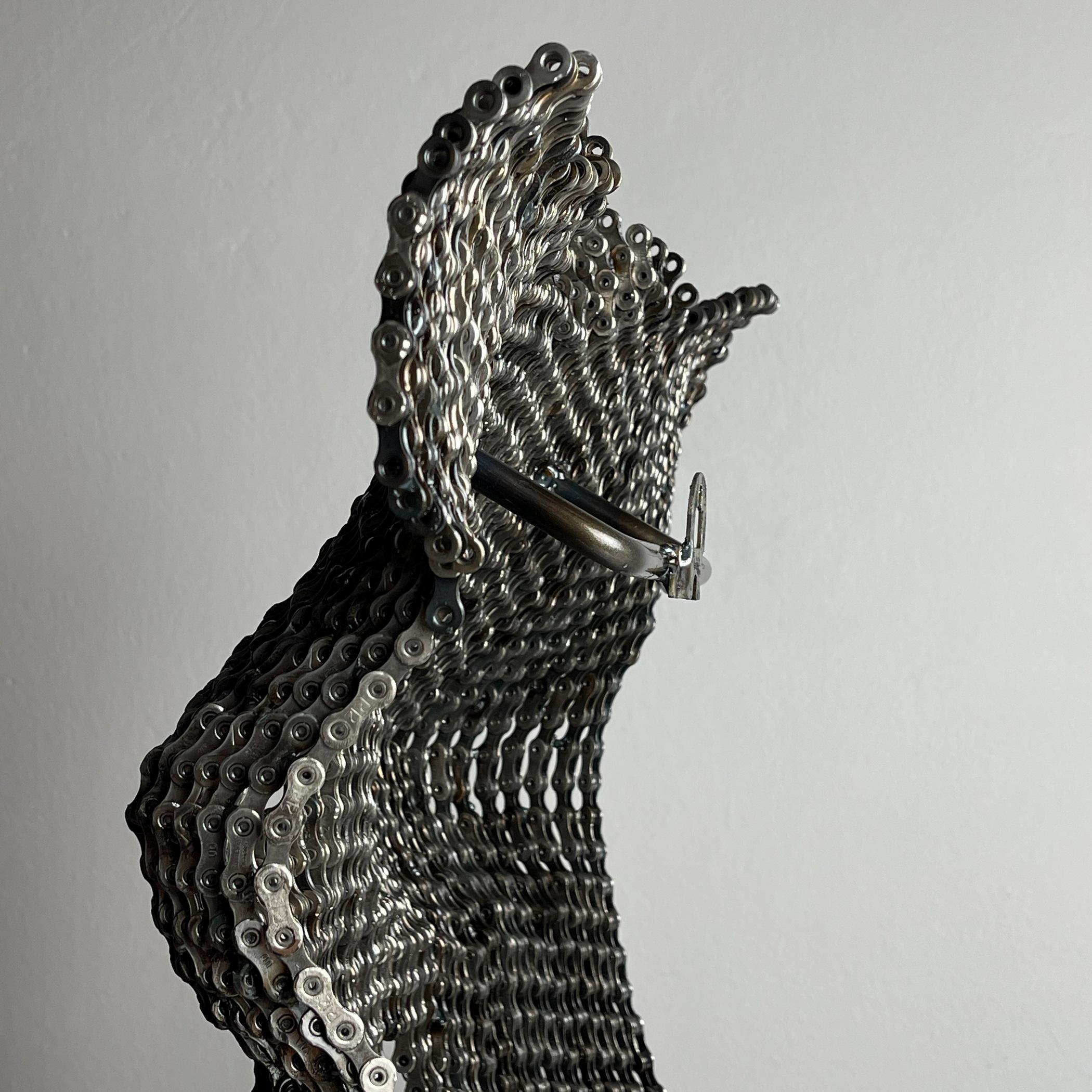 Elegance Forged in Metal: The One-of-a-Kind Sculpture by Jaka Globočnik  For Sale 5