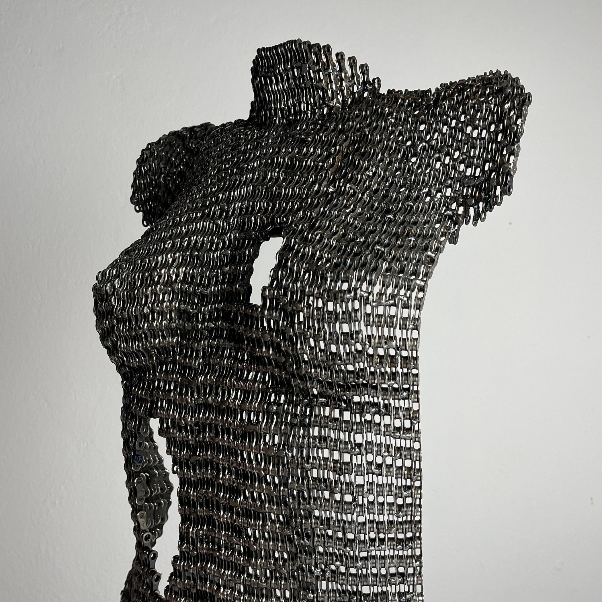 Elegance Forged in Metal: The One-of-a-Kind Sculpture by Jaka Globočnik  For Sale 2