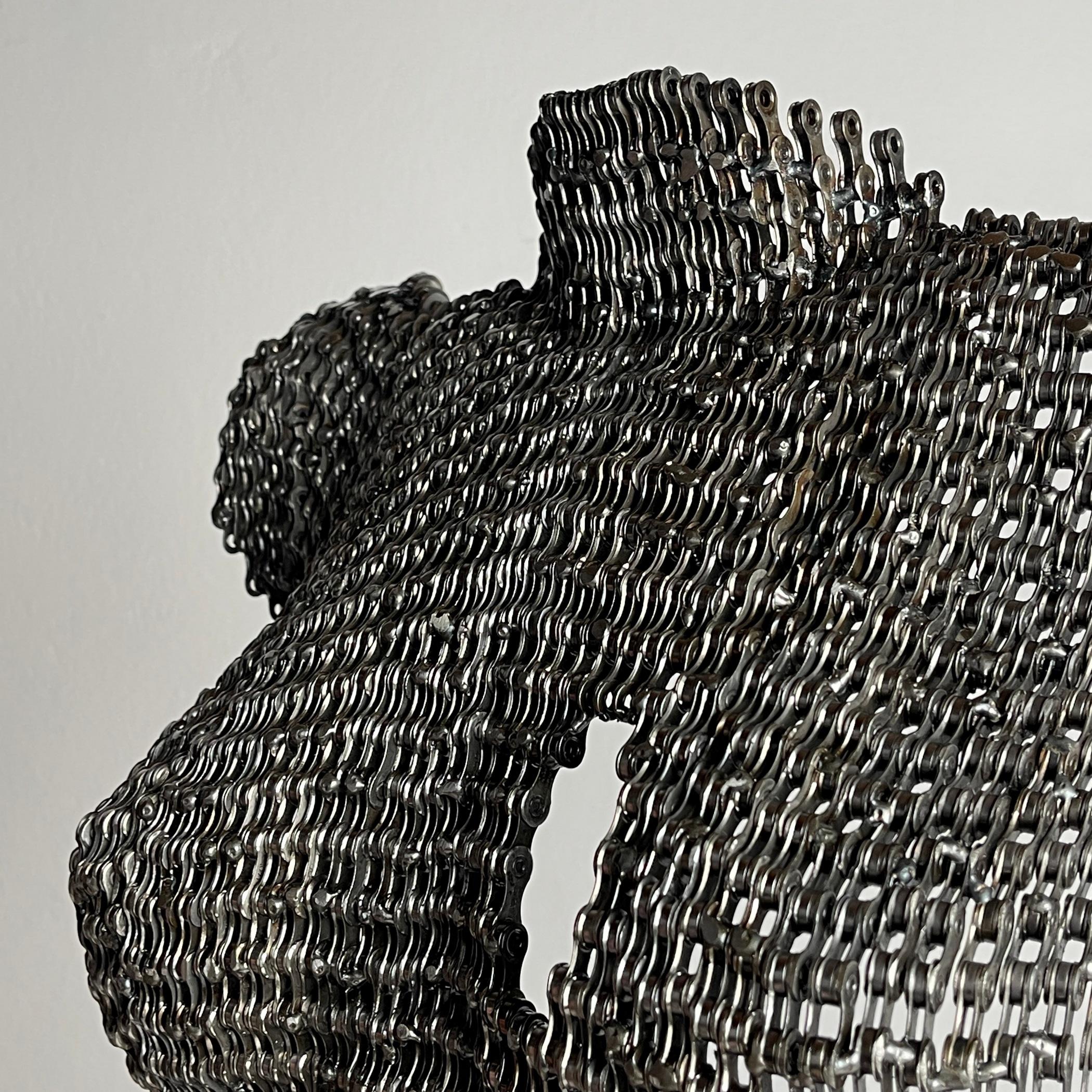 Elegance Forged in Metal: The One-of-a-Kind Sculpture by Jaka Globočnik  For Sale 3