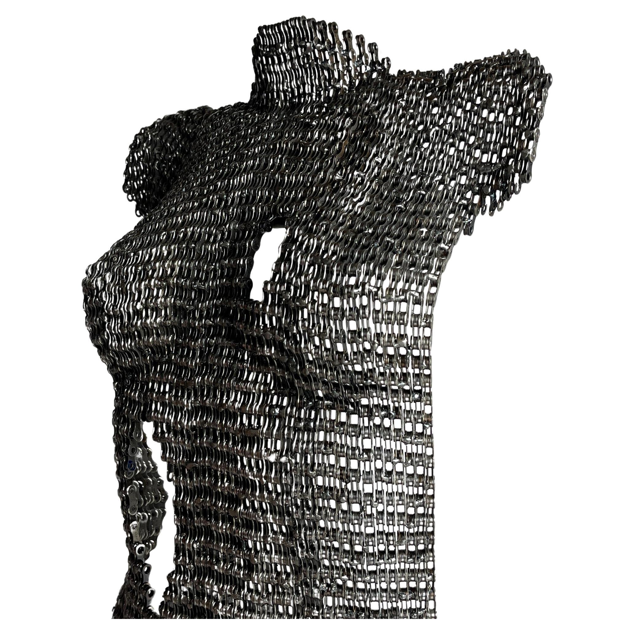 Elegance Forged in Metal: The One-of-a-Kind Sculpture by Jaka Globočnik  For Sale
