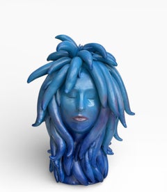 Elegance in blue. A unique handmade in Italy piece, Ceramic, Handcrafted 2026
