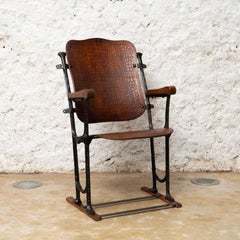 Elegance in Time: Catalan Modernism Theater Chair 'Kursaal', c. 1930