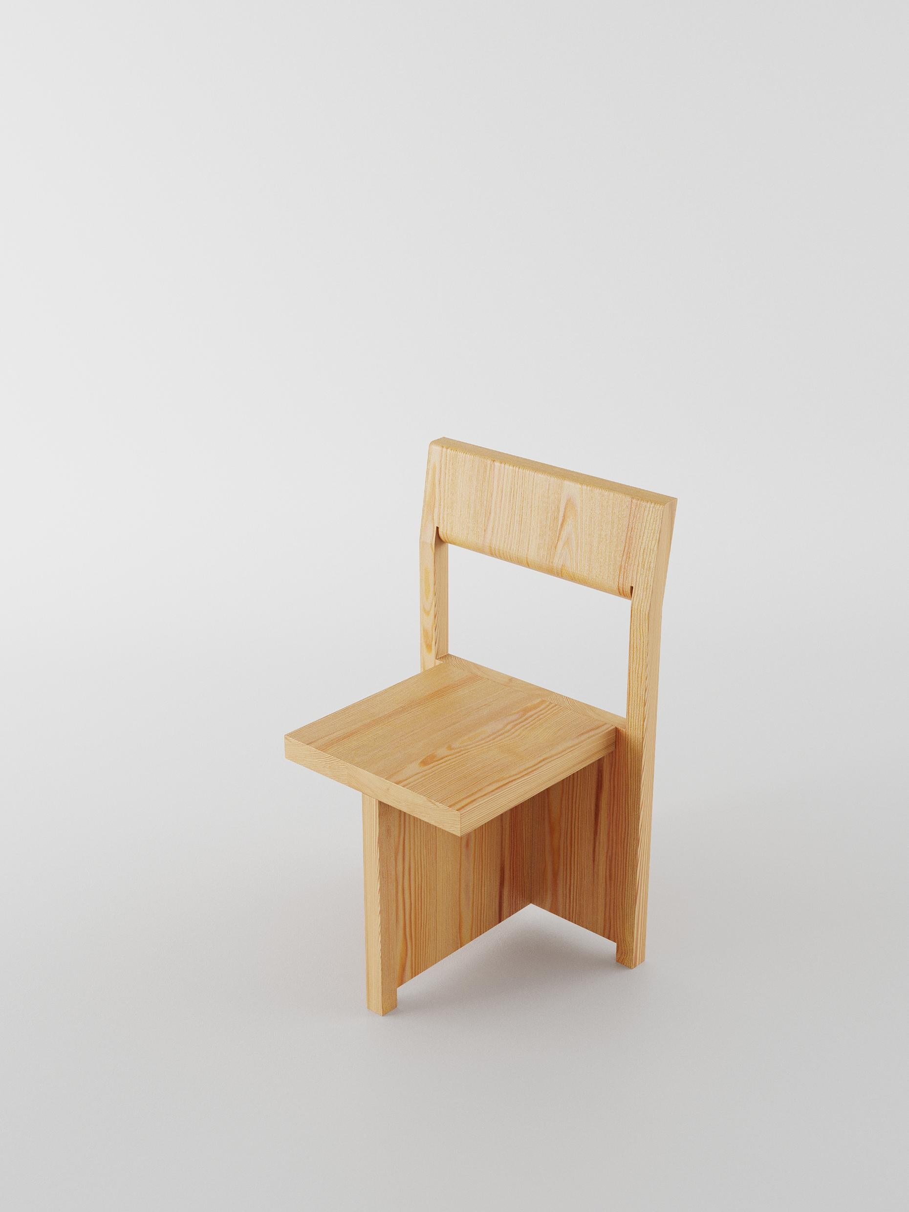 Modern Elegance of Pine chair For Sale