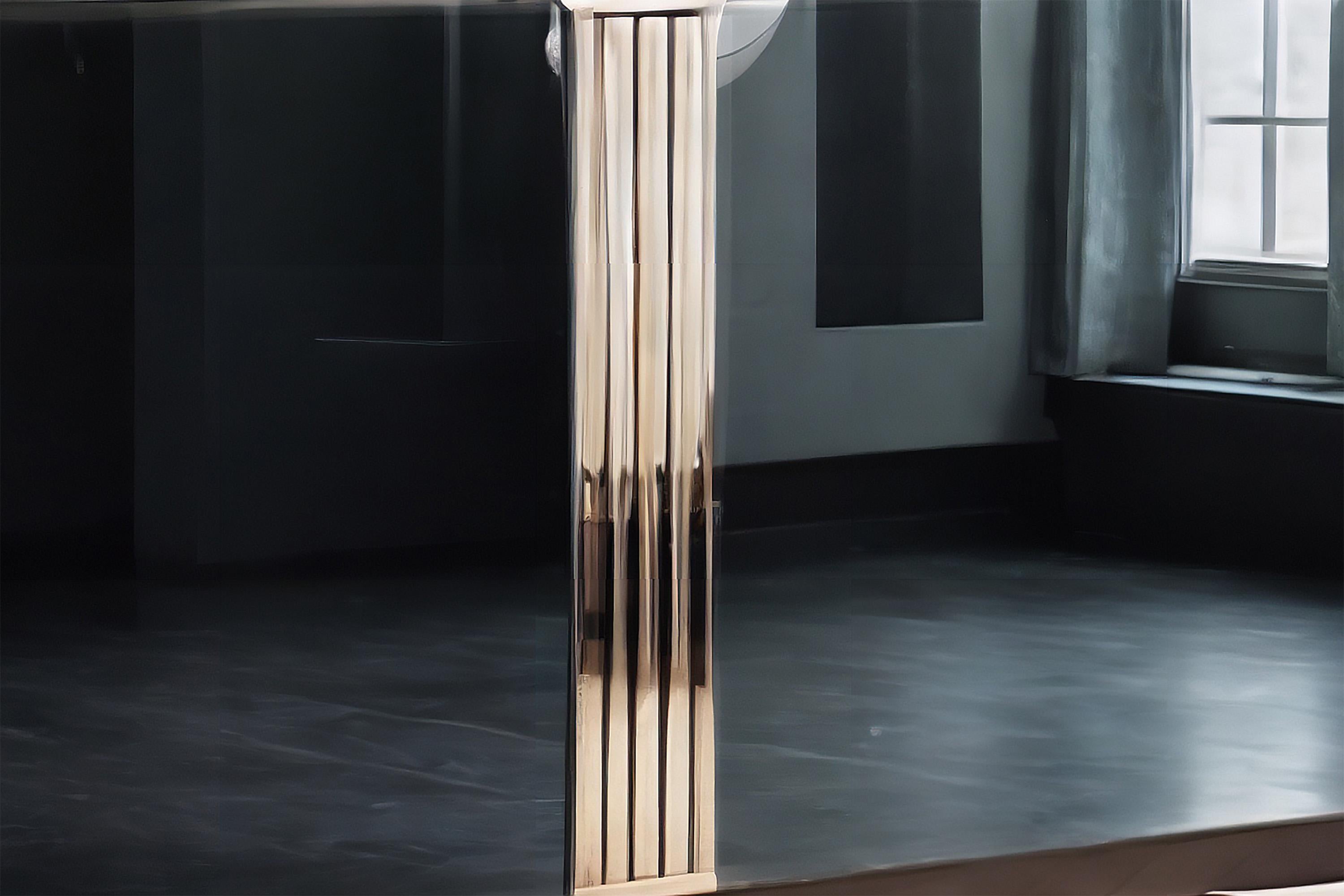 Hand-Crafted Elegance Perfected: Art Deco Sideboard with High-Gloss Piano Finish For Sale