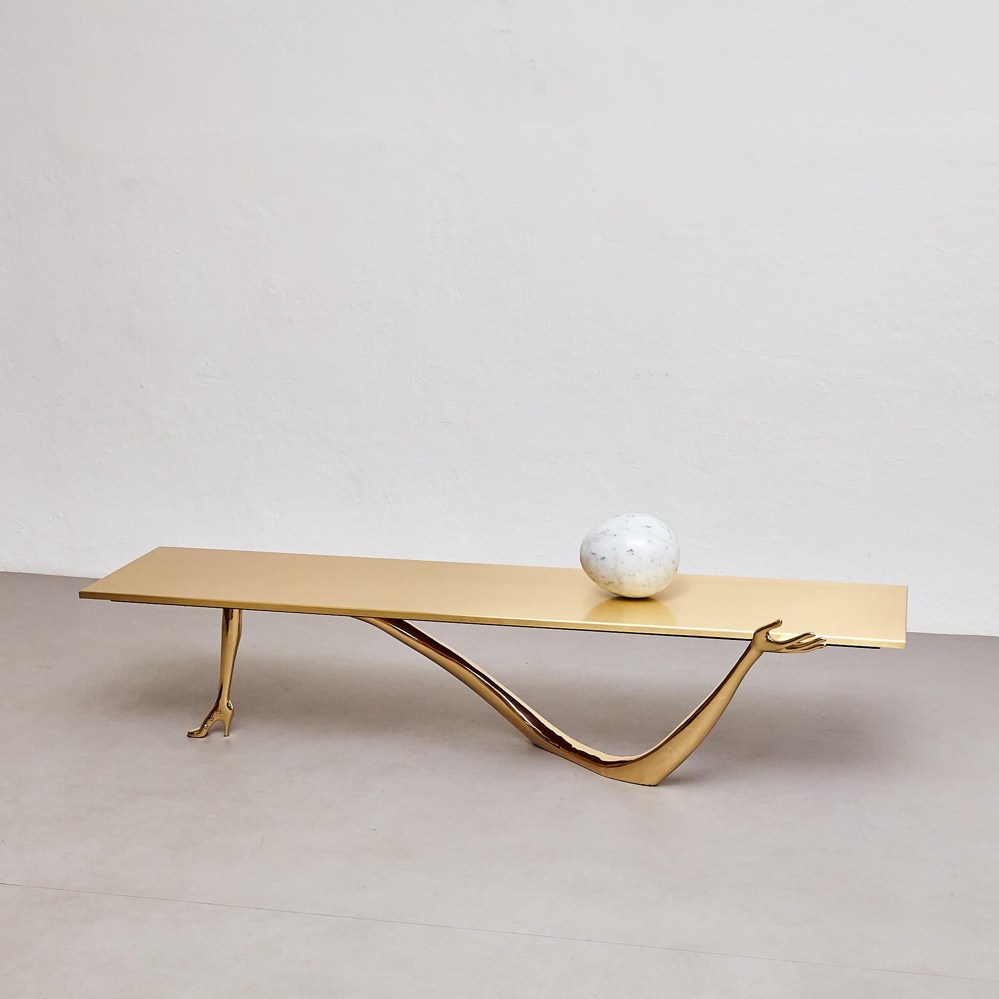 Spanish Elegance Redefined: The Leda Low Table by Dalí and BD – Artistry in Every Detail For Sale