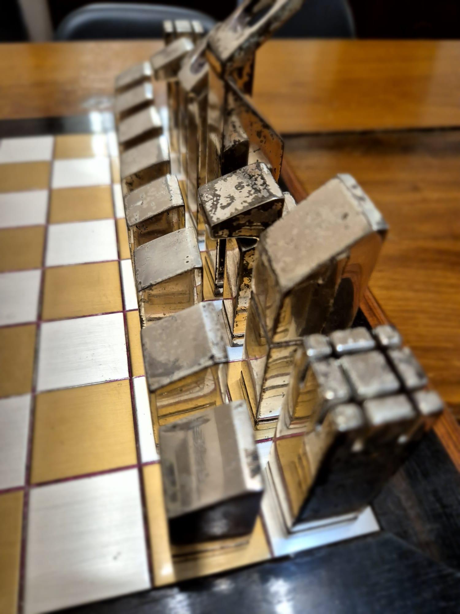 Elegance The Iconic 80's Chessboard in the Style of Rena Dumas