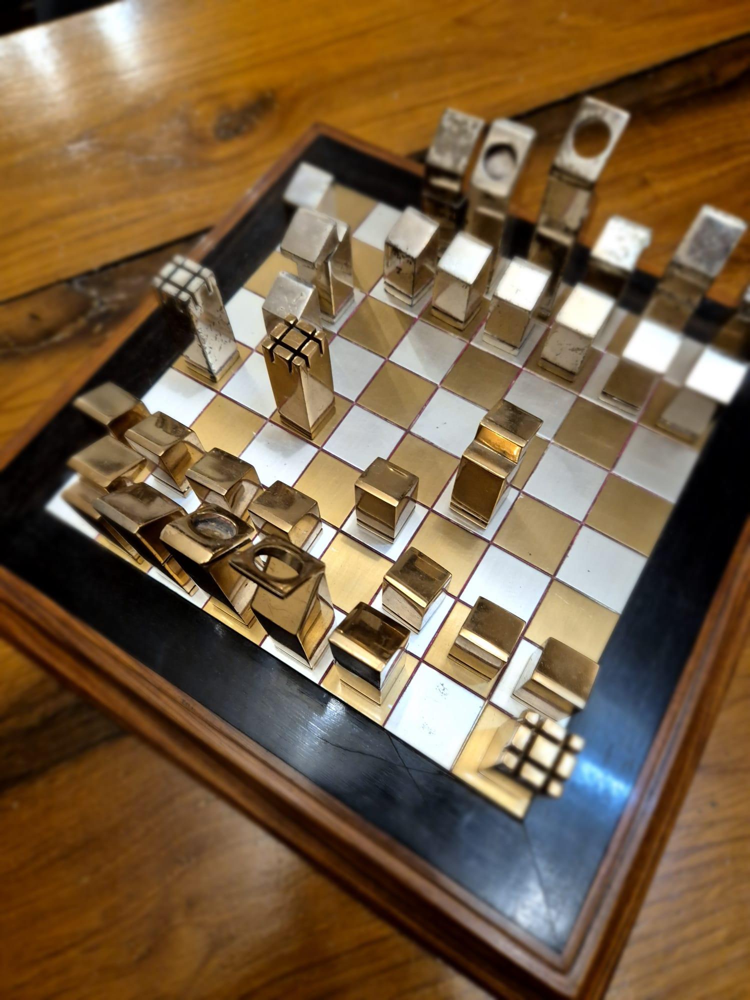 Elegance The Iconic 80's Chessboard in the Style of Rena Dumas