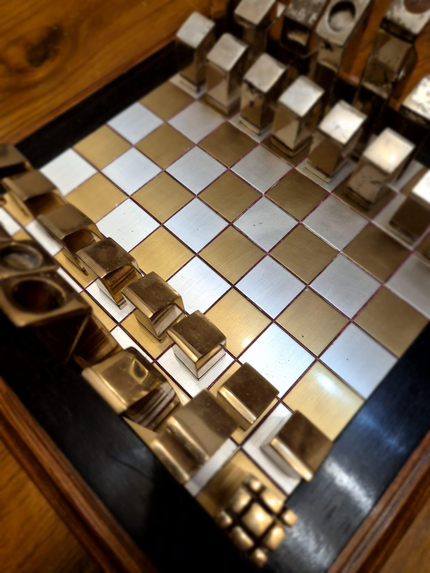  Elegance The Iconic 80's Chessboard in the Style of Rena Dumas
