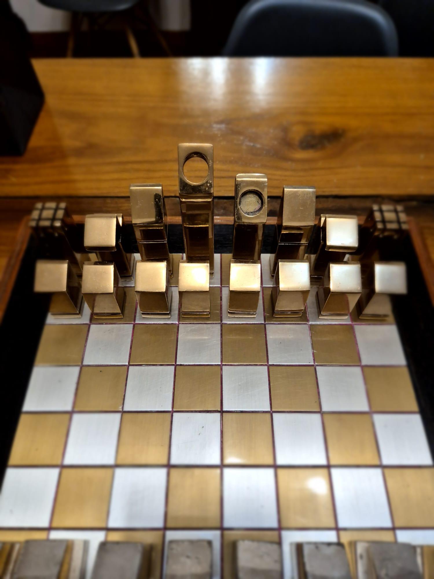 Elegance The Iconic 80's Chessboard in the Style of Rena Dumas