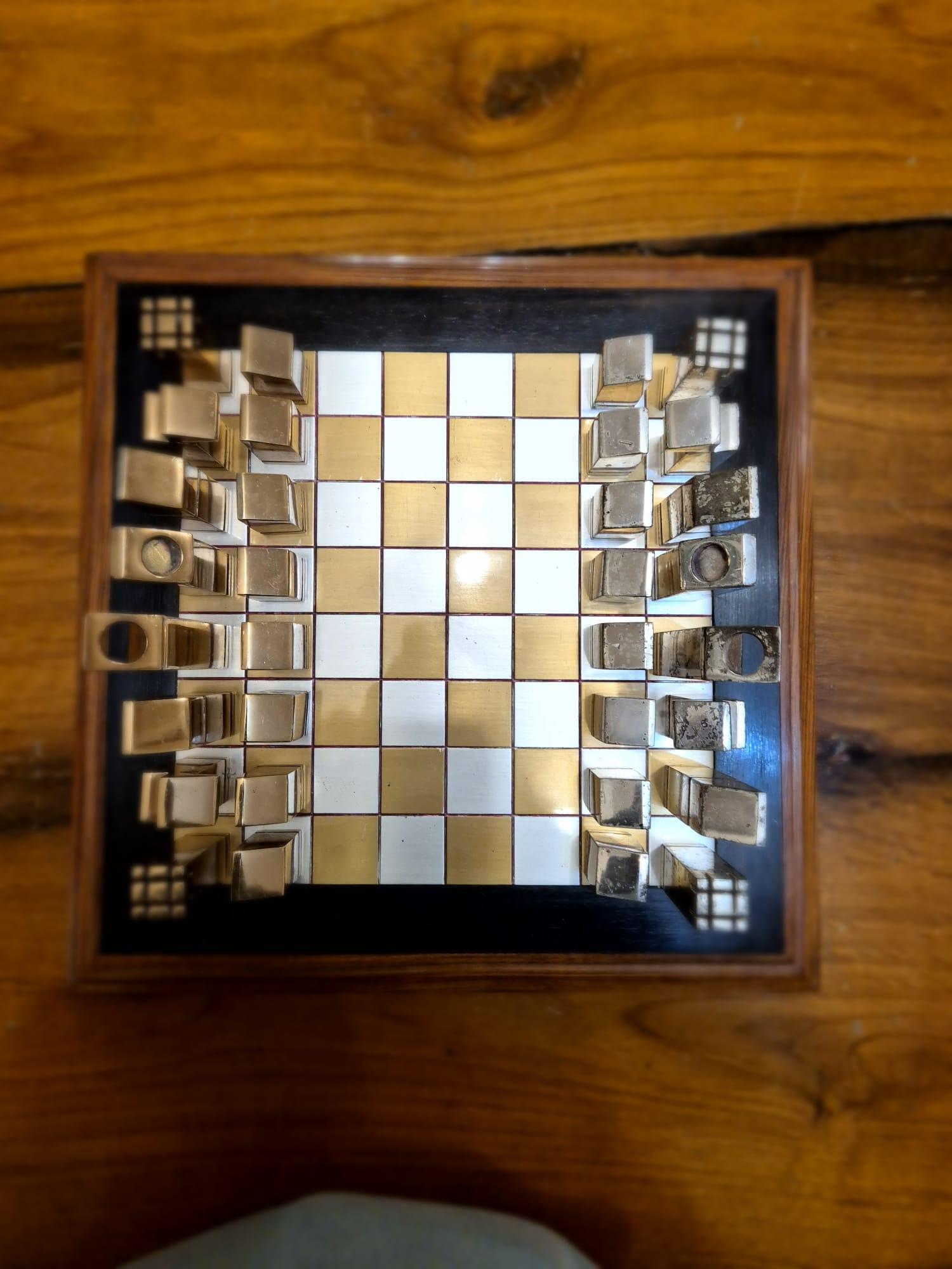 Elegance The Iconic 80's Chessboard in the Style of Rena Dumas