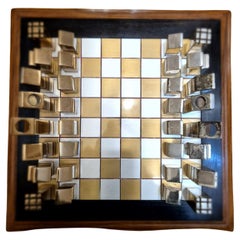 Elegance The Iconic 80's Chessboard in the Style of Rena Dumas"Hermes