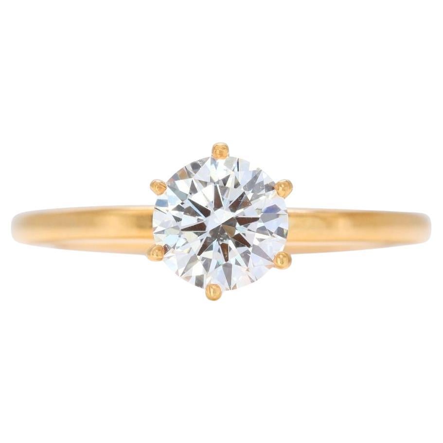 Elegant 0.55ct Solitaire Diamond Ring set in Beautiful 18K Rose Gold For Sale